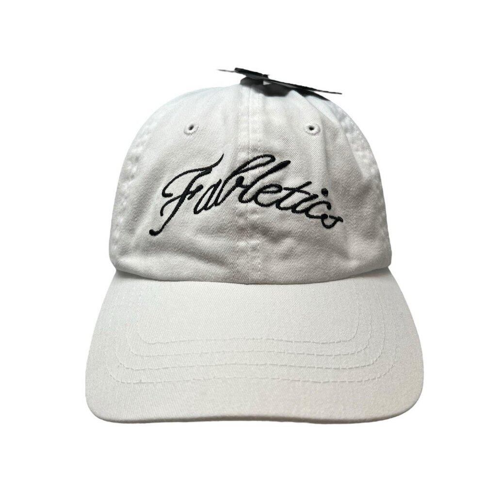 Fabletics The Dad Hat Baseball Cap Strapback Spell Out Logo Relaxed Fit NWT